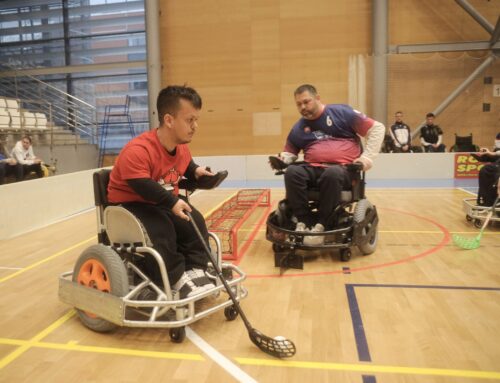 Poprvé turnaj Powerchair Hockey v Brně